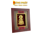 Tranh Phật Bà Quan Âm Dát Vàng 24K