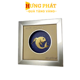 Tranh Song Ngư Dát Vàng 24K