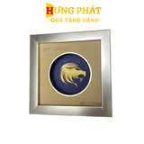 Tranh Sư Tử Dát Vàng 24K
