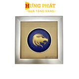 Tranh Sư Tử Dát Vàng 24K