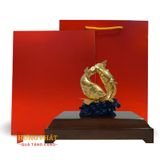 Đôi Cá Chép Dát Vàng 24k (Mẫu 2)