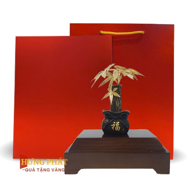 Cây Kim Ngân dát vàng - hưng phát gold