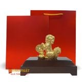 Tuất Phú Quý Dát Vàng 24K (Mẫu 3)