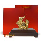 Cá Chép Vượt Vũ Môn Dát Vàng 24K