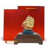 Thuyền Buồm Dát Vàng 24K (Mẫu 6)