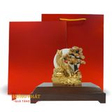 Hổ Phú Quý & Cây Tùng Dát Vàng 24K