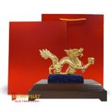 Rồng Dâng Ngọc Dát Vàng 24K