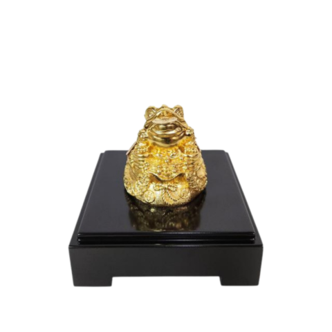Tượng Cóc Thiềm Thừ Dát Vàng 24K