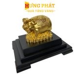 Tượng Heo Dát Vàng 24K