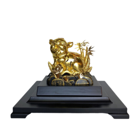 Tượng Heo Dát Vàng 24K