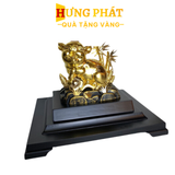 Tượng Heo Dát Vàng 24K