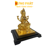 Tượng Nữ Thần Laxmi Dát Vàng 24K