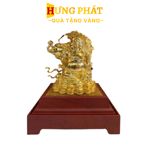 Tượng Phật Di Lặc Dát Vàng 24K