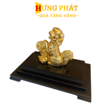 Tượng Tuất Dát Vàng 24K