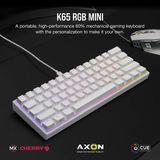  Bàn phím cơ Corsair K65 RGB MINI - White 