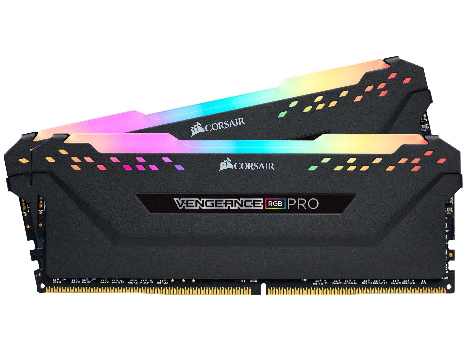  Ram Corsair Vengeance® RGB PRO 16GB (2 x 8GB) DDR4 DRAM 3200MHz C16 - CMW16GX4M2E3200C16 