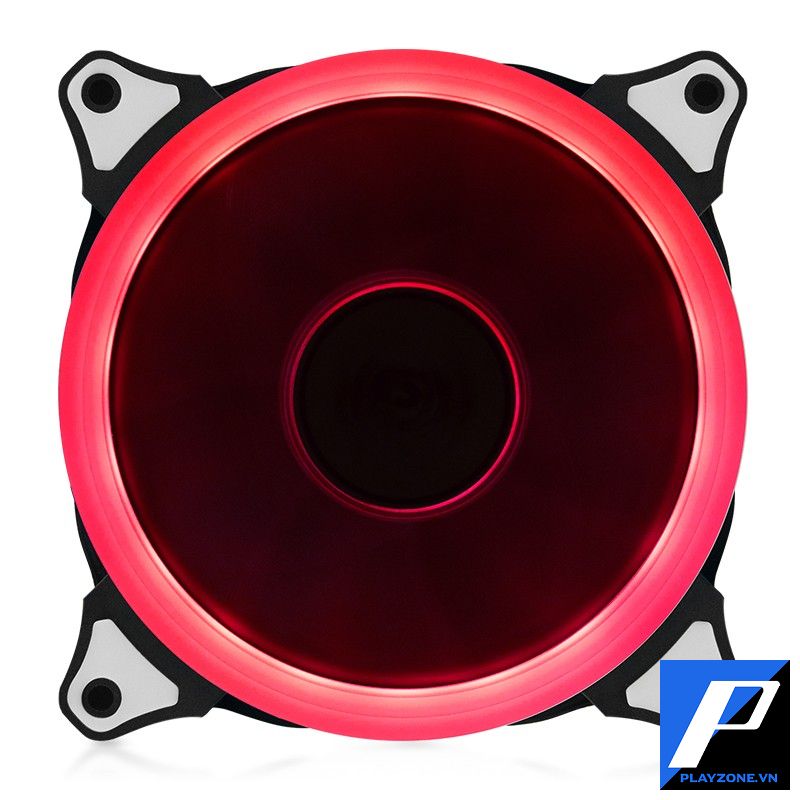  Fan AIGO RING RED LED 