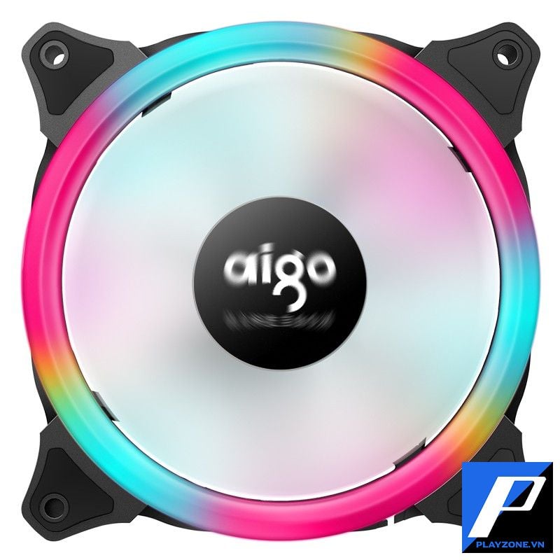  Fan AIGO RING RAINBOW LED 