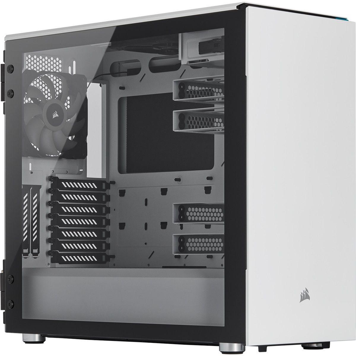  Vỏ Case Corsair 678C TG Trắng 