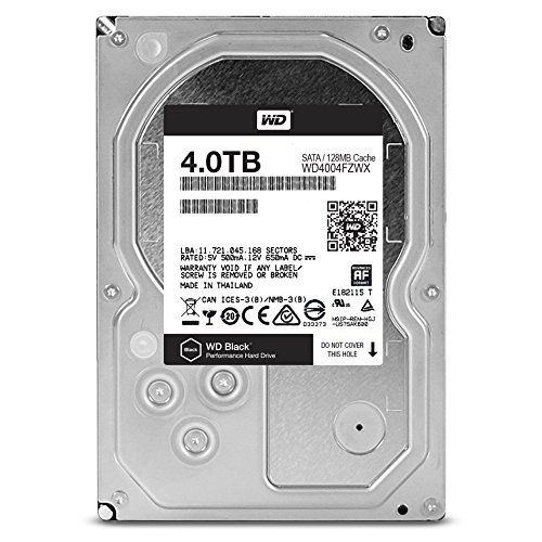  Ổ HDD Western Digital Black 4TB (3.5 Inch / 128MB Cache / SATA 6GB/s) - WD4004FZWX 