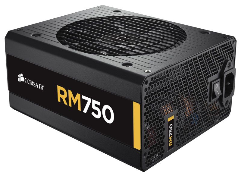  Nguồn máy tính Corsair RM750 Black 80 PLUS® Gold Fully Modular 