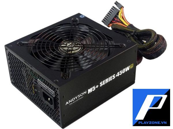  Nguồn máy tính Andyson M5+ 450W - Single Rail 80 Plus Bronze PSU 