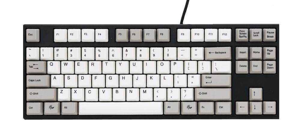  Bàn phím cơ Ducky ONE PBT Dye - SUB White / Grey TKL 