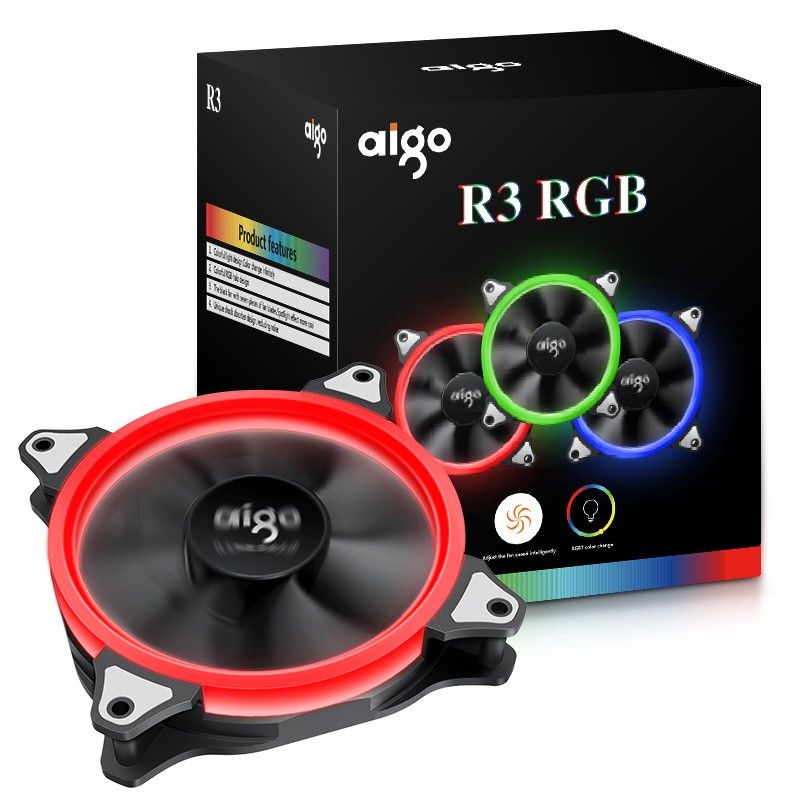  Fan AIGO RGB R3 (3PCS/PACK) 