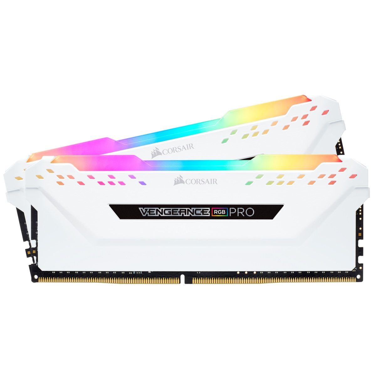  Ram Corsair Vengeance® RGB PRO Heat Spreader 16GB (2 x 8GB) DDR4 DRAM 3000MHz C15 Trắng - CMW16GX4M2C3000C15W 
