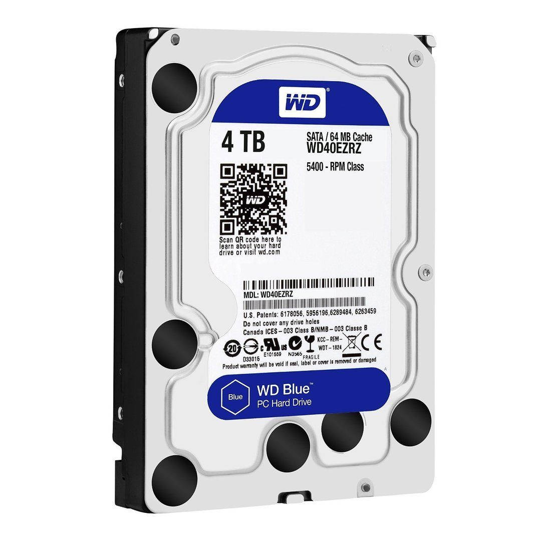  Ổ HDD Western Digital Blue 4TB (3.5 Inch / 64MB Cache / SATA 6GB/s) - WD40EZRZ 