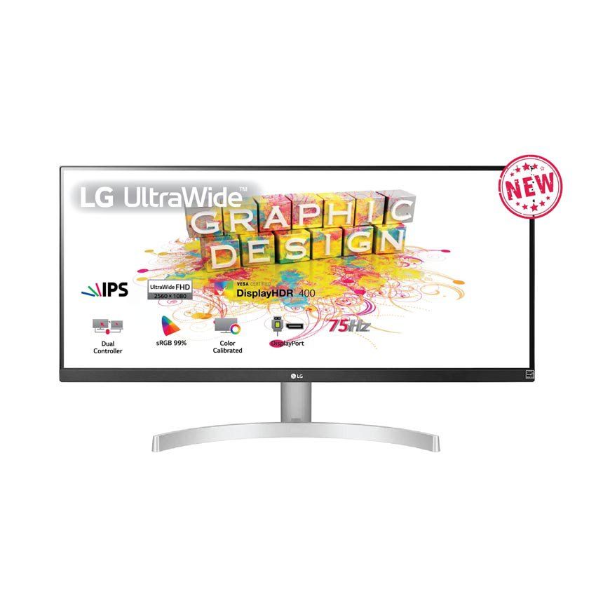  Màn hình LG 29WN600-W 29 inch/WFHD/IPS/75Hz/5ms/250 nits/HDMI+DP 