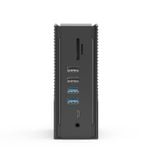  Bộ chuyển đổi intruder 16 trong 1 Feeltek HCD016GMWW1F (từ usb type c sang hdmi + dp + usb3.0 + usb2.0 + usbc3.1 + sd + micro sd + rj45 + pd) 