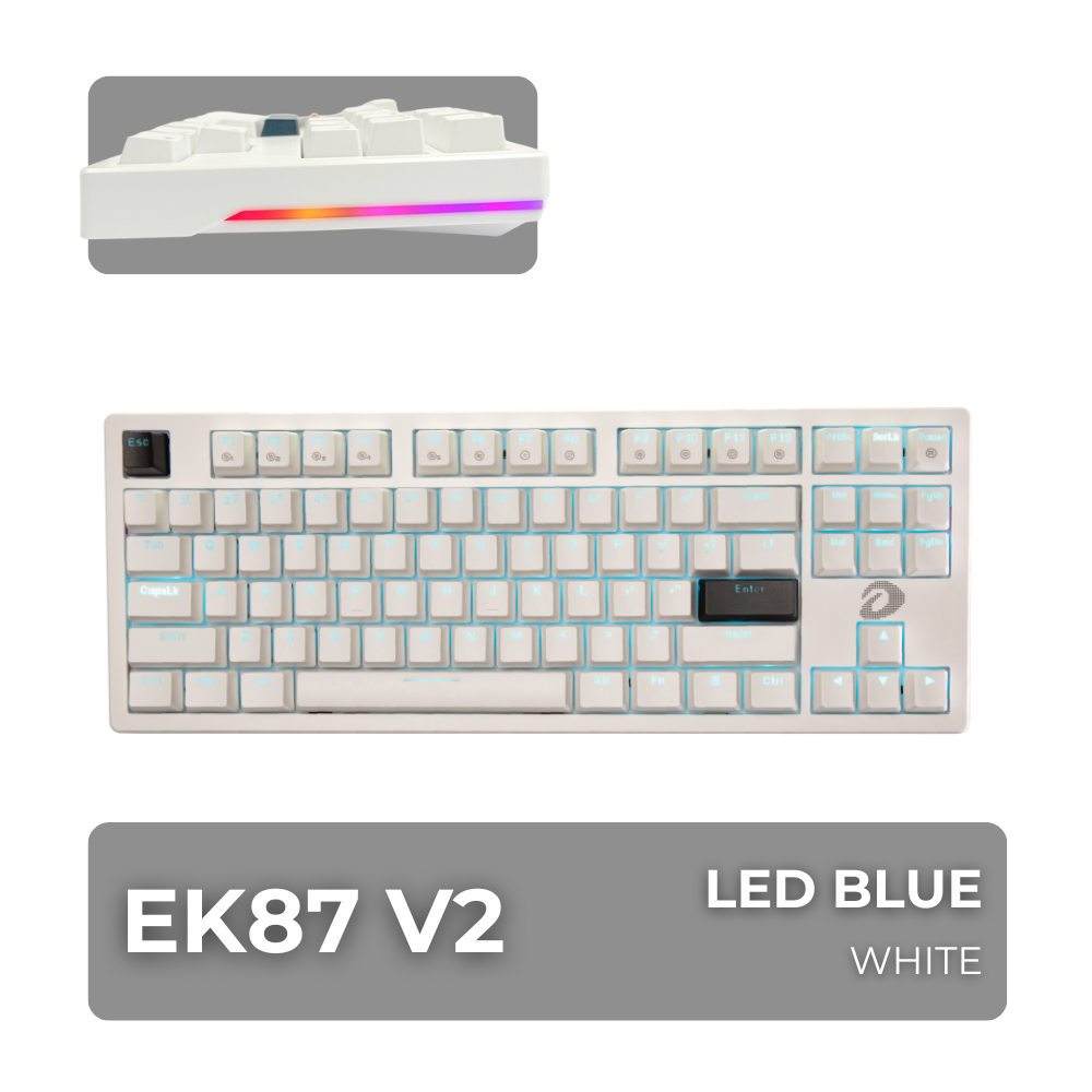  Bàn phím cơ DAREU EK87 V2 - White 