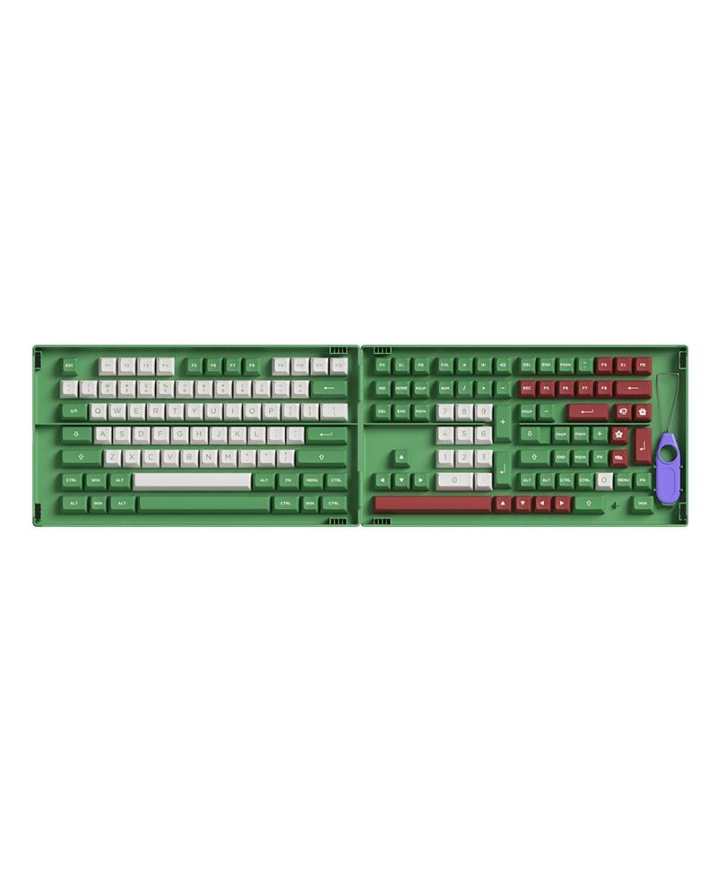  AKKO Keycap set – Matcha Red Bean (PBT Double-Shot/ASA profile/158 nút) 