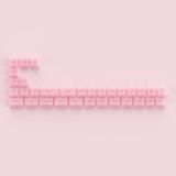  Keycap AKKO PC ASA Profile 155 nút - Pink (Clear) 