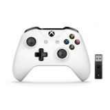  Tay cầm chơi game Xbox One series X/S Robot White with Adapter Wireless 