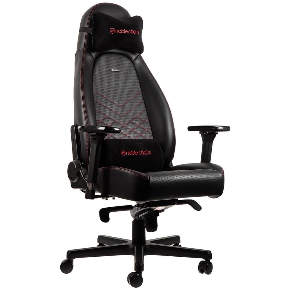  Ghế Gaming Noble Chair - Icon Series Black/Red 