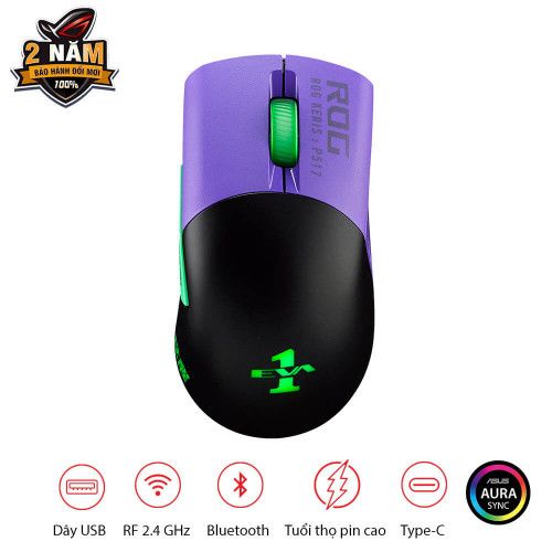  Chuột Asus ROG Keris Wireless EVA Edition 