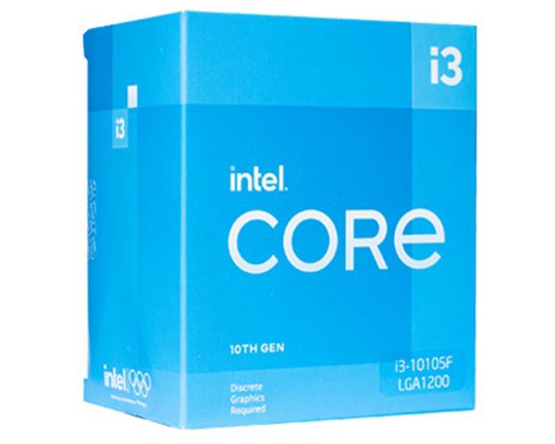  Intel Core i3-10105F (3.7GHz turbo 4.4Ghz / 4 Nhân 8 Luồng / 6MB Cache ) 