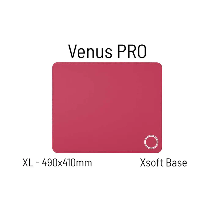  Bàn di chuột đế PORON LGG Venus PRO Xsoft XL Đỏ 