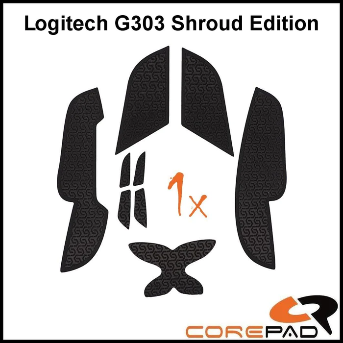  Bộ grip tape Corepad Soft Grips - Logitech G303 Shroud Edition 