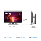  Màn hình BenQ MOBIUZ EX2710 165Hz 1ms 27" 