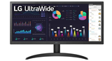  Hình ảnh chụp sản phẩm Video sản phẩm Thông số kỹ thuật Màn hình LG UltraWide 26WQ500-B (25.7 inch/FHD/IPS/75Hz/5ms) 