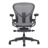  Ghế công thái học Herman Miller Aeron chân hợp kim - Xám 