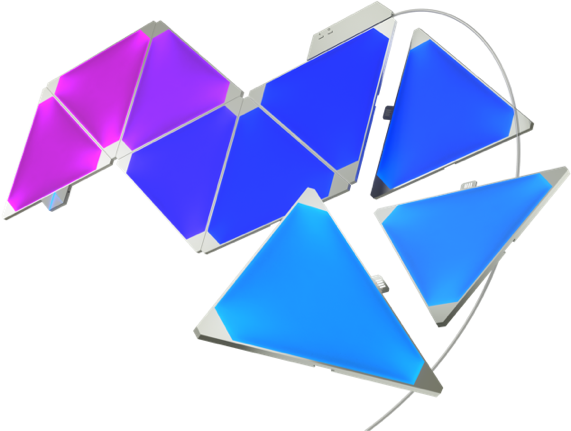  Đèn thông minh Nanoleaf Shapes Triangles - Smarter Kit (9 pieces) 