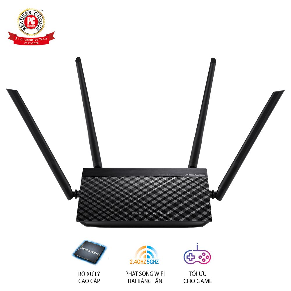  Router Wifi  ASUS RT-AC750L Chuẩn AC750 