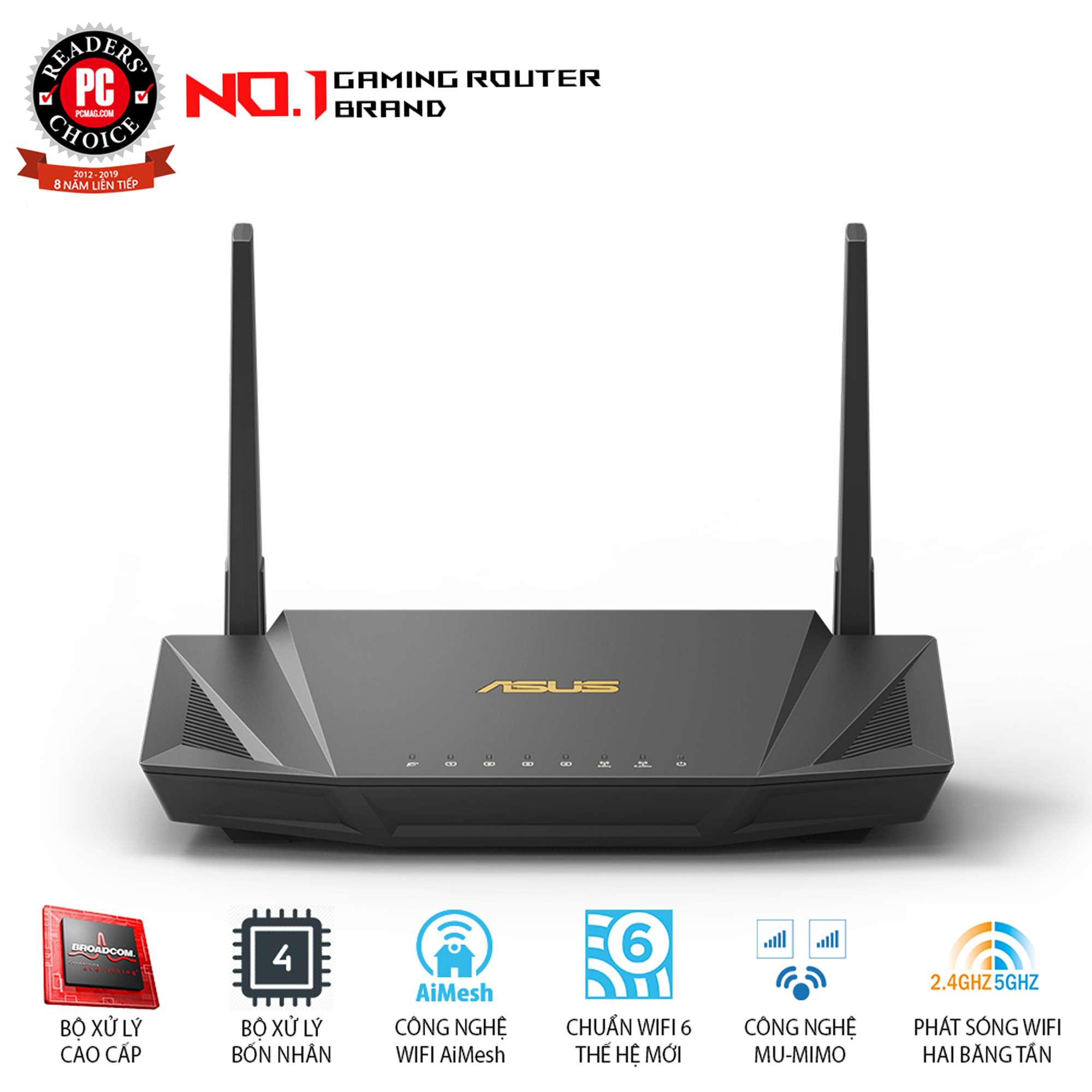  Router Wifi ASUS RT-AX56U (Gaming Router) Wifi AX1800 