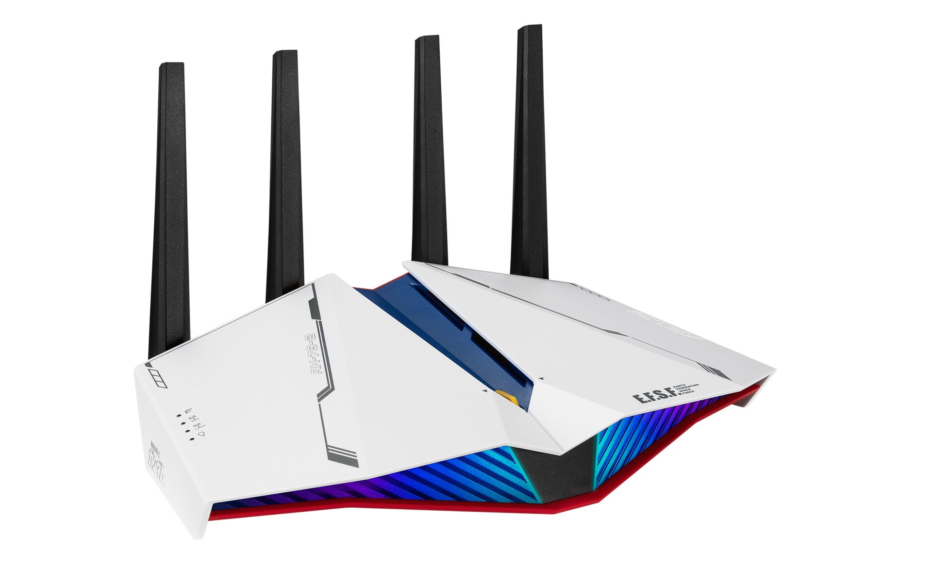  Bộ phát WIFI Router ASUS RT-AX82U GUNDAM Edition - Bộ định tuyến chơi game AX5400 WiFi 6 băng tần kép 