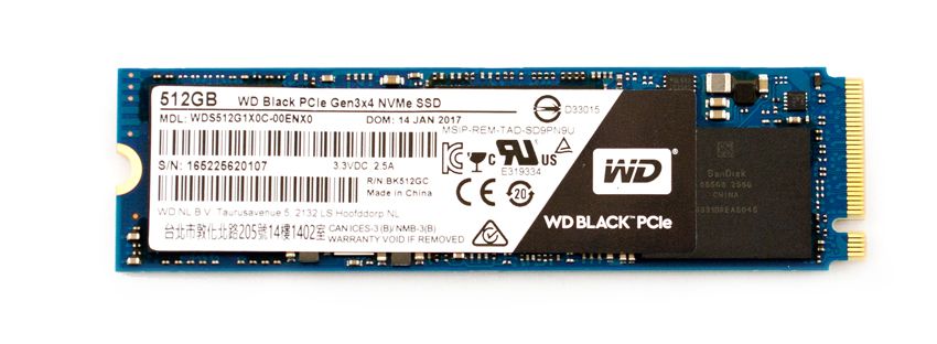  Ổ SSD Western Digital Black NVMe PCIe SATA M.2 2880 512GB 