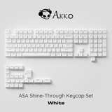  Keycap AKKO ASA Xuyên LED 131 nút  - White 